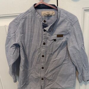 Kids Blue Button Down Shirt